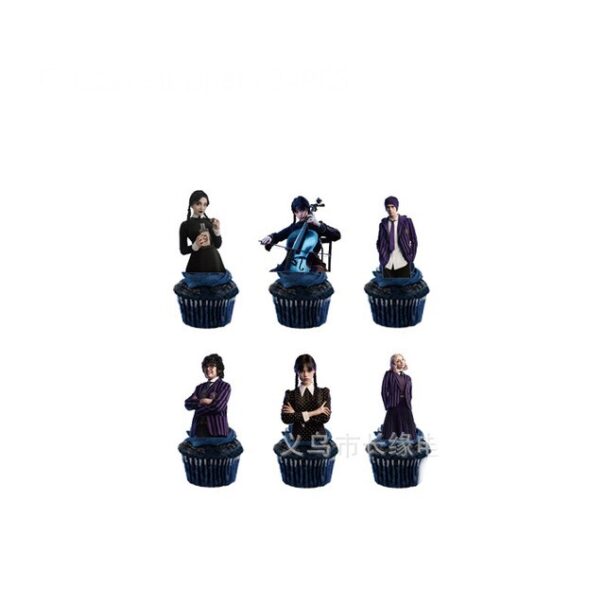 Cup Cake Toppers - Wednesday - 24 Stk.