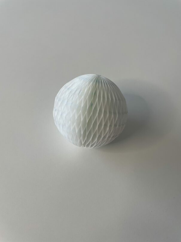 Honeycomb - Hvid - 5 cm.