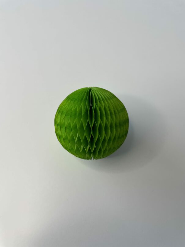 Honeycomb - Lime Grøn - 5 cm.