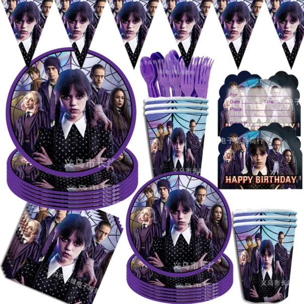 Cup Cake Toppers - Wednesday - 24 Stk. - Image 2