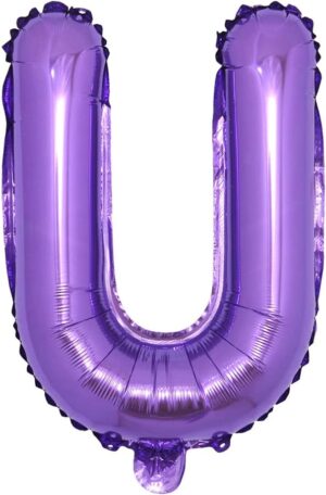 Ballon - Folie - U - Lilla