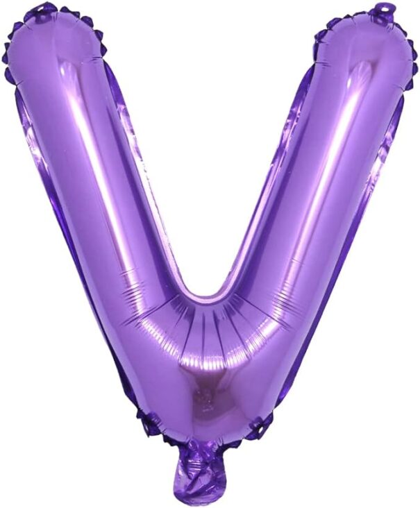 Ballon - Folie - V - Lilla