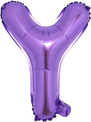 Ballon - Folie - Y - Lilla