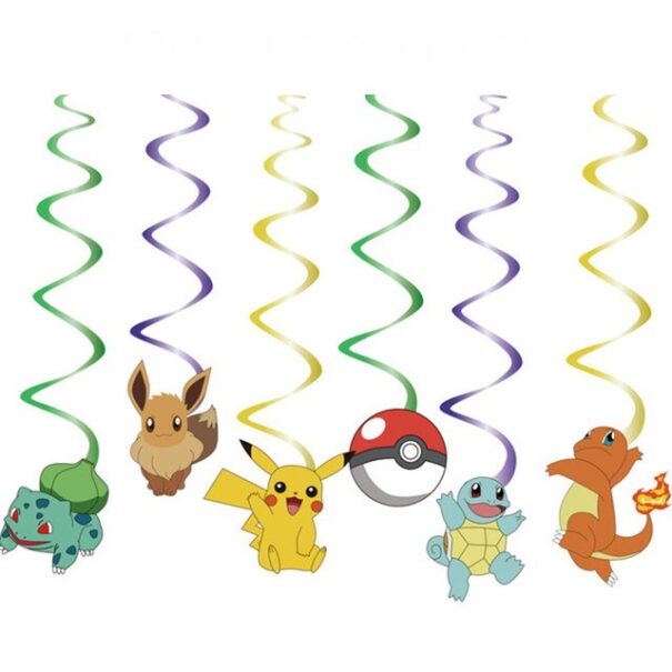 Hvirvler - Pokemon - 6 Stk.