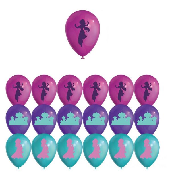 Ballon - Aladdin/Jasmin - 6 Stk.