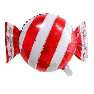 Ballon - Folie - Bolcher - Striber Rød