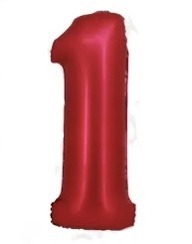 Ballon - Folie - 1 - Rød