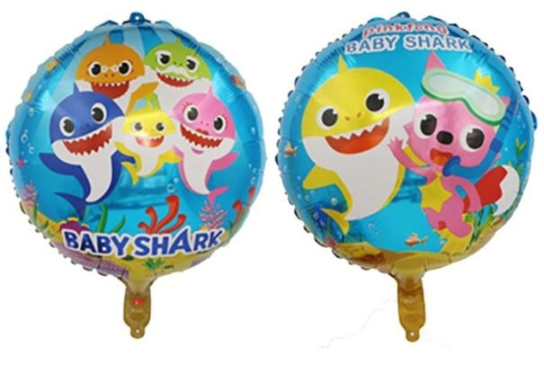 Ballon - Folie - Baby Shark - 45 cm. - 1 Stk.