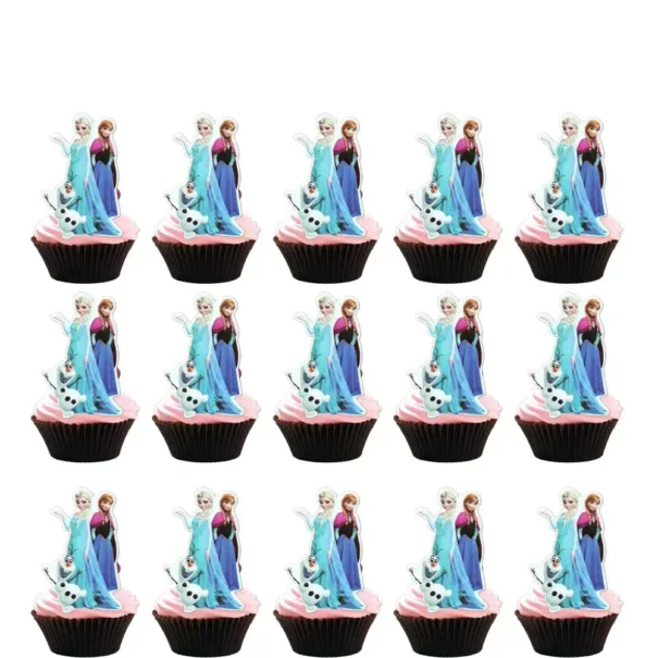 Cupcake Toppers - Frost - Elsa & Anna - 20 Stk.