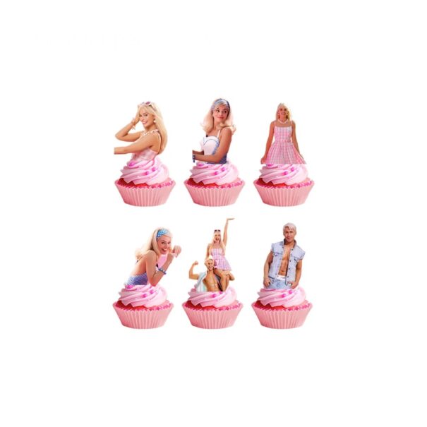 Cupcake Toppers - Barbie - 24 Stk.