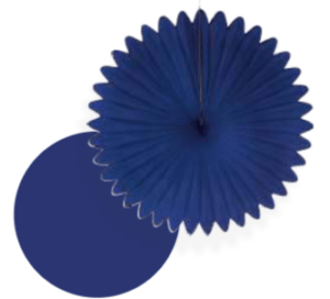 Vifter - Marine Blå - 44 Cm.