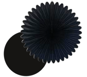 Vifter - Sort- 44 Cm.