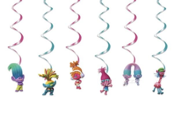 Hvirvler - Trolls - 6 Stk.
