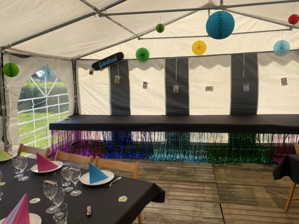 Folie - Glitter Gardin - Himmelblå - Image 3