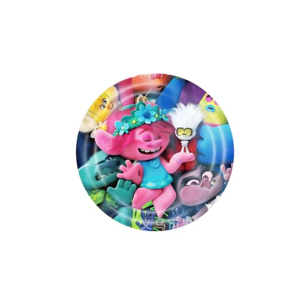 Tallerkner - Trolls - 10 Stk.