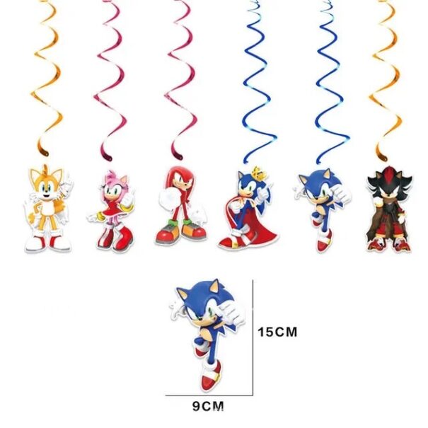 Hvirvler - Sonic - 6 Stk.