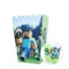 Popcorn Bæger - Minecraft - 6 Stk.