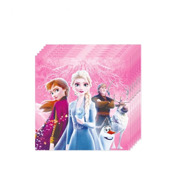 Servietter - Folie - Frost - Elsa & Anna - 20 Stk.