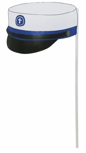 Hue Flag - Student - Blå Hue - 5 Stk.