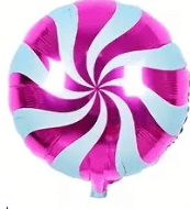Folie Ballon - Slikkepind - Pink