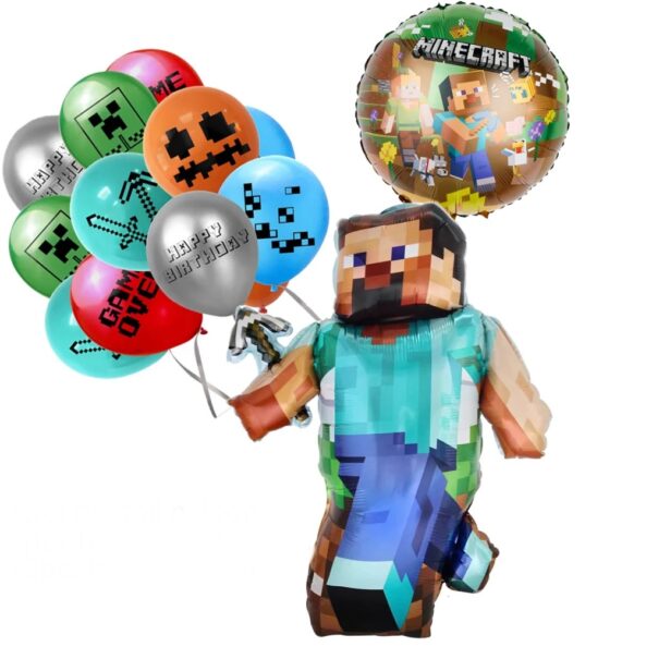 Balloner - Minecraft - 14 Stk.