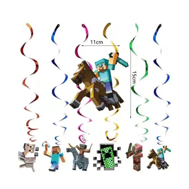 Hvirvler - Minecraft - 6 Stk.