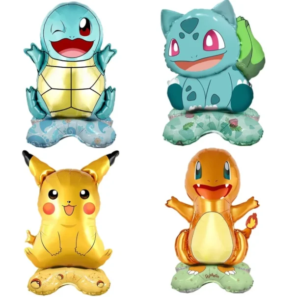 Folie Ballon - Pokemon - 4 Stk.