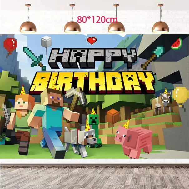 Dekoration Væg - Minecraft