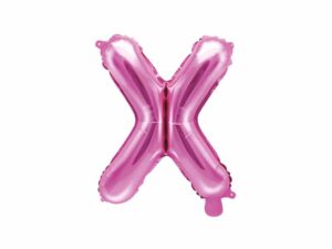 Folie Ballon - X - Pink - 35 cm.