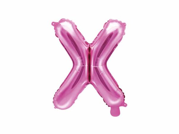 Folie Ballon - X - Pink - 35 cm.