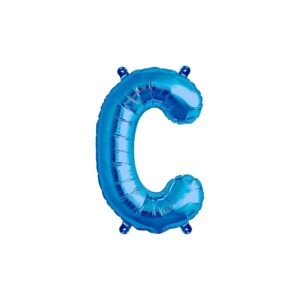 Folie Ballon - C - Blå - 35 cm.