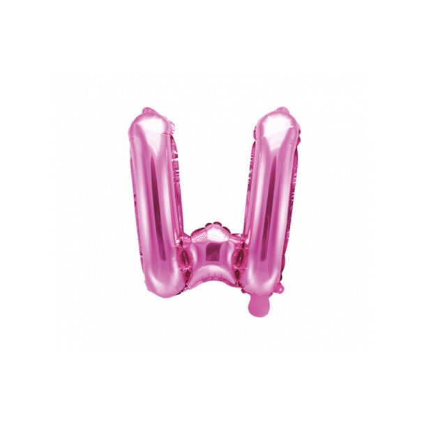 Folie Ballon - W - Pink - 35 cm.