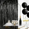 Glitter Gardin - Folie - Sort - Image 2