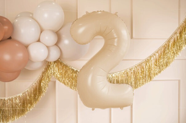 Folie Ballon - 2 - Beige - 72 cm. - Image 2