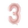 Folie Ballon - 3 - Lys Pink - 72 cm.