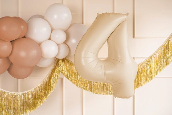 Folie Ballon - 4 - Beige - 72 cm. - Image 2