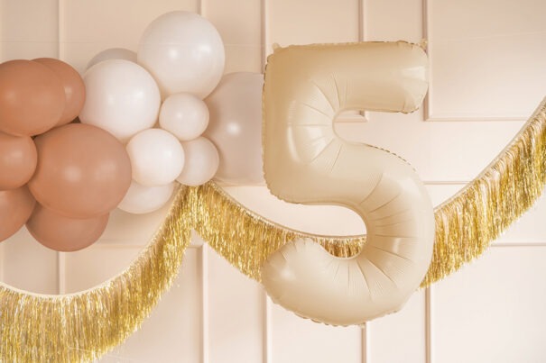 Folie Ballon - 5 - Beige - 72 cm. - Image 2