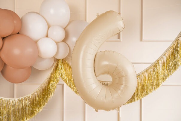 Folie Ballon - 6 - Beige - 72 cm. - Image 2