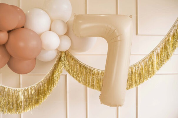 Folie Ballon - 7 - Beige - 72 cm. - Image 2