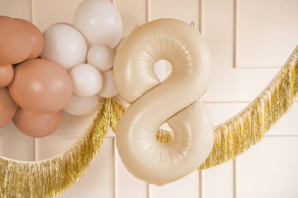 Folie Ballon - 8 - Beige - 72 cm. - Image 2