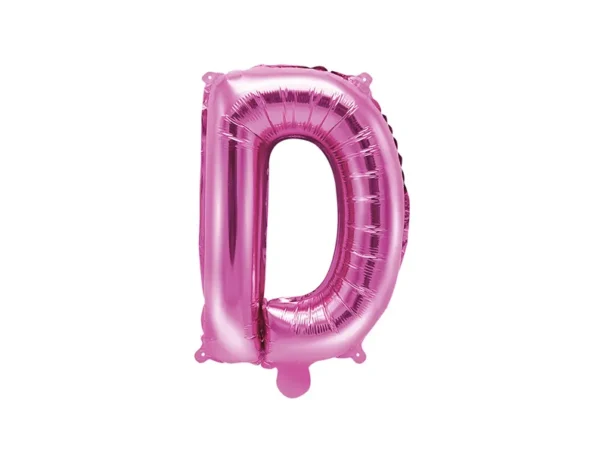 Folie Ballon - D - Pink - 35 cm.