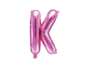 Folie Ballon - K - Pink - 35 cm.