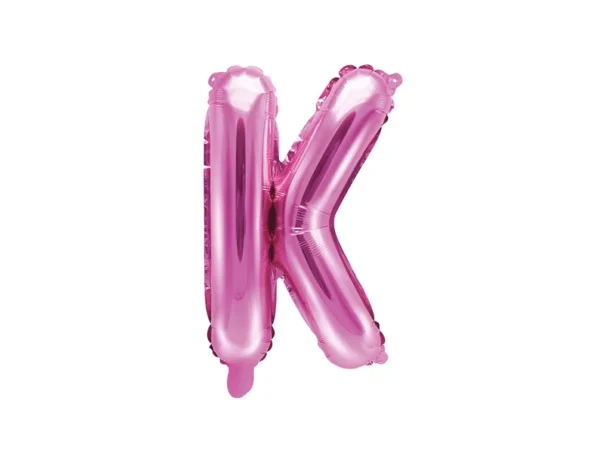 Folie Ballon - K - Pink - 35 cm.