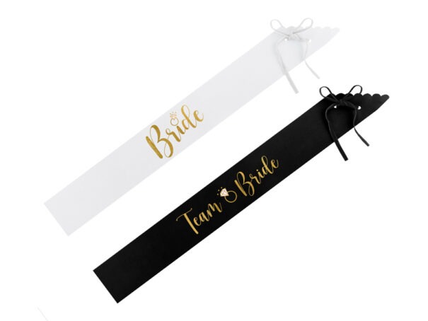 Bride To Be - Satin Bånd - 6 Stk.