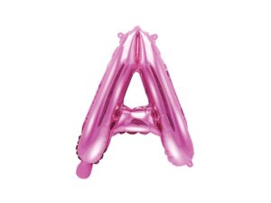 Folie Ballon - A - Pink - 35 cm.