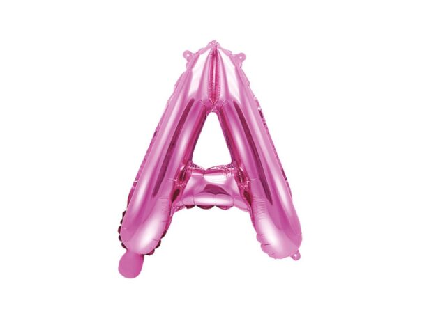 Folie Ballon - A - Pink - 35 cm.