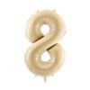 Folie Ballon - 8 - Beige - 72 cm.