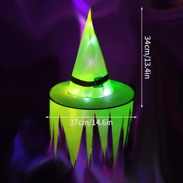 Halloween - Lampe Hat - Grøn