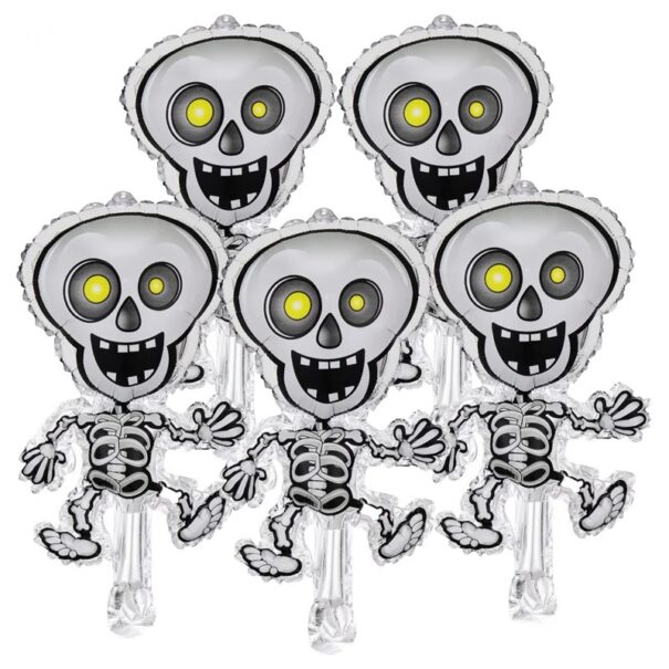Halloween - Folie Ballon - Skelet - 1 Stk.